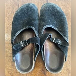Birkenstock Suede Slip-On Clogs